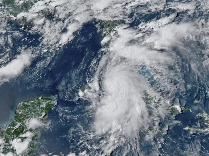 Tropical Storm Elsa's path